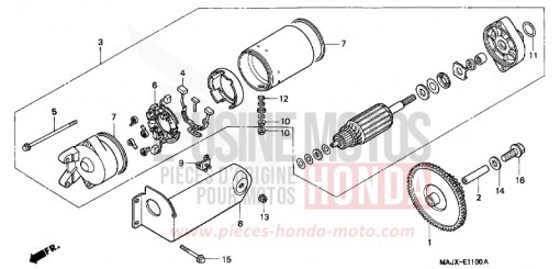 MOTEUR DE DEMARRAGE ST1100Y de 2000